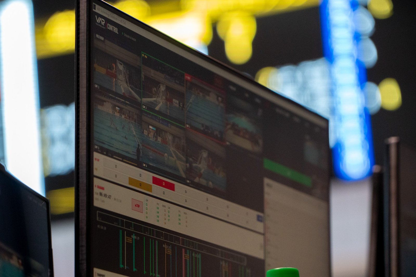 El software de control de Var Technology funcionando en el Campeonato de Japón