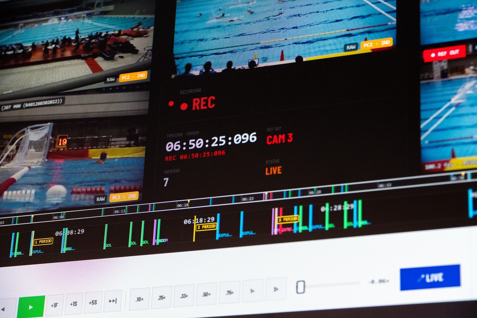 Var Technology review software with REC, timecode and camera 3
